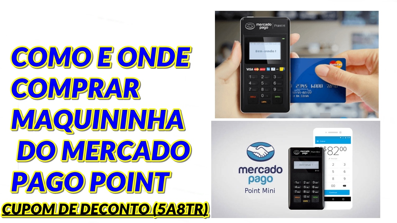 COMO E ONDE COMPRAR MAQUININHA DO MERCADO PAGO POINT COM DESCONTO PASSO A PASSO